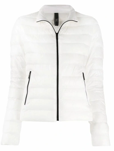 Shop Hogan Women's White Polyamide Down Jacket