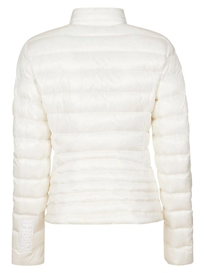 Shop Hogan Women's White Polyamide Down Jacket