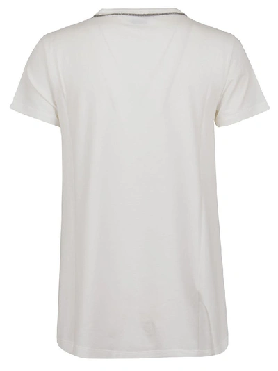 Shop Brunello Cucinelli Women's Beige Cotton T-shirt