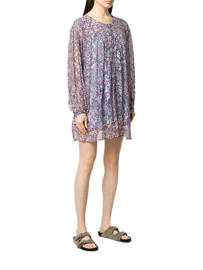 Shop Isabel Marant Women's Multicolor Silk Dress