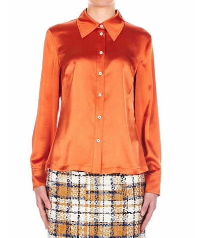 Shop Diane Von Furstenberg Women's Orange Acetate Shirt