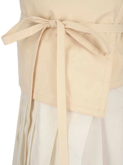 Shop Moncler Women's White Cotton Skirt