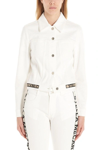 Shop Stella Mccartney Women's White Cotton Jacket