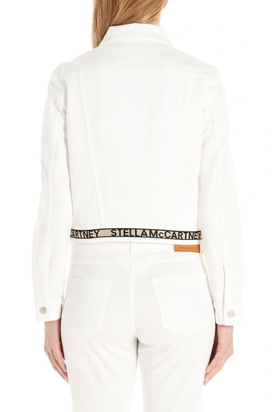 Shop Stella Mccartney Women's White Cotton Jacket