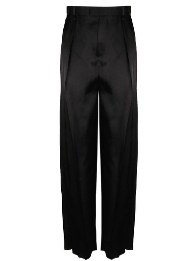 Shop Bottega Veneta Women's Black Viscose Pants