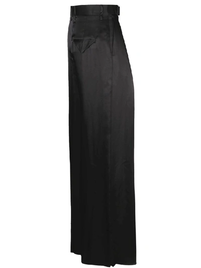 Shop Bottega Veneta Women's Black Viscose Pants