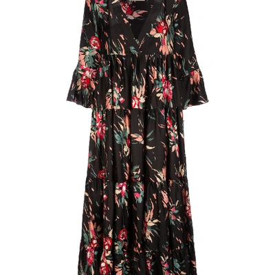 La Doublej Jennifer Jane Empire Dress In Breezy Nero