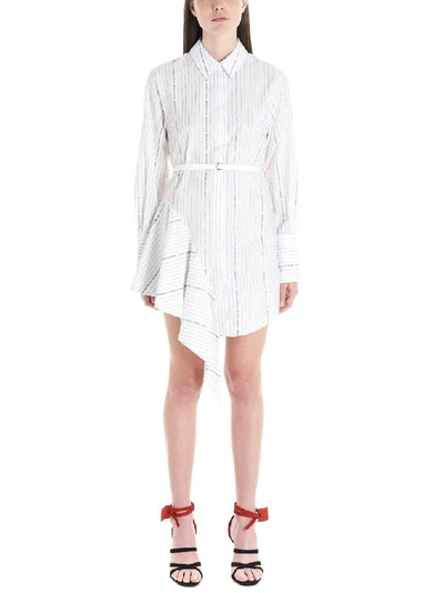 Shop Off-white Women's White Cotton Dress