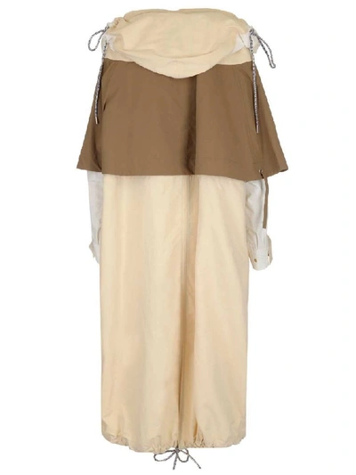 Shop Moncler Women's Beige Polyester Coat
