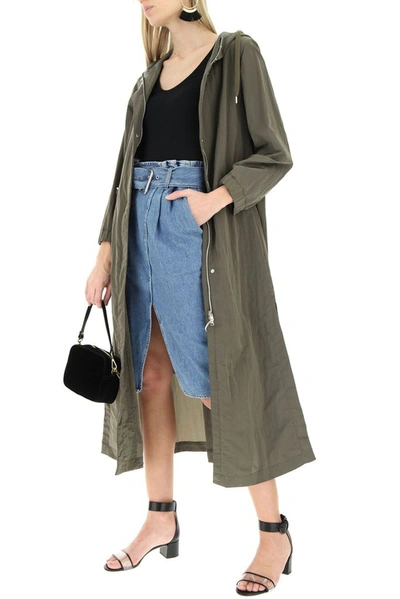 Shop Herno Women's Green Polyester Coat