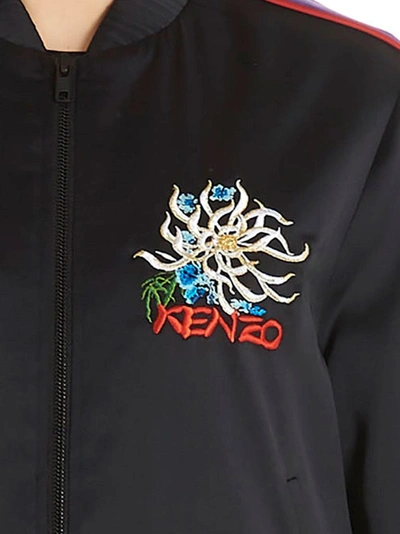 Shop Kenzo Women's Black Polyester Jacket