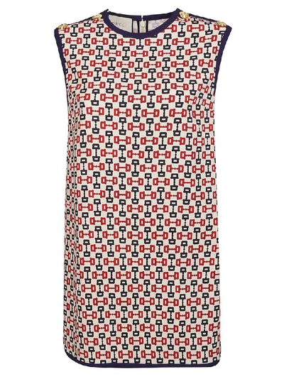 Shop Gucci Women's Beige Viscose Dress