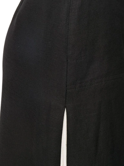 Shop Loewe Women's Black Linen Pants