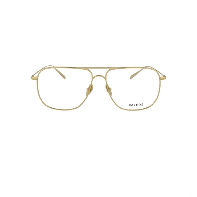 Shop Kaleos Men's Gold Metal Glasses