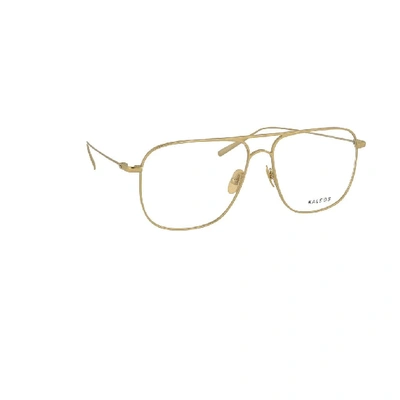 Shop Kaleos Men's Gold Metal Glasses