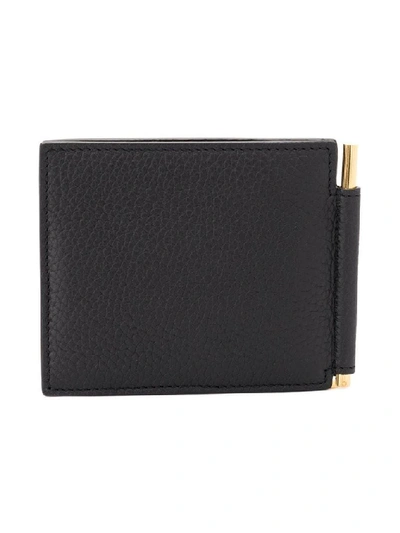 Shop Tom Ford Men's Black Leather Card Holder