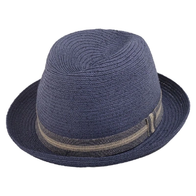 Shop Woolrich Men's Blue Jute Hat