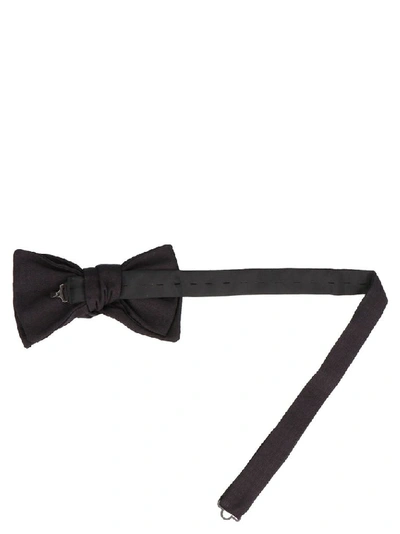 Shop Givenchy Men's Black Silk Bow Tie