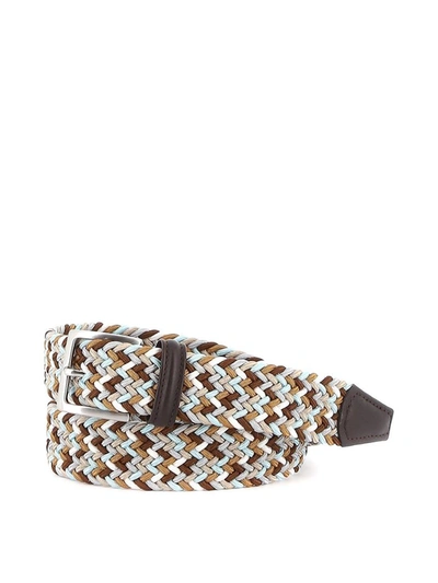 Shop Anderson's Men's Beige Cotton Belt