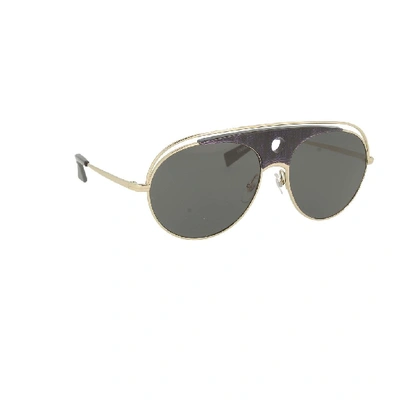 Shop Alain Mikli Men's Silver Metal Sunglasses