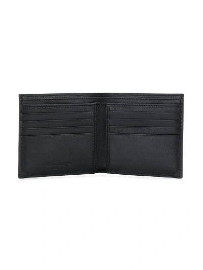 Shop Alexander Mcqueen Men's Black Leather Wallet