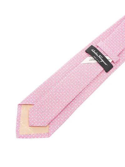 Shop Ferragamo Salvatore  Men's Pink Silk Tie