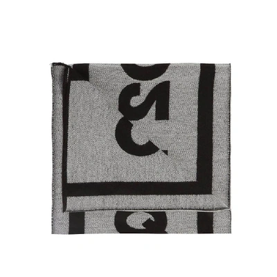 Shop Dsquared2 Men's Black Wool Scarf