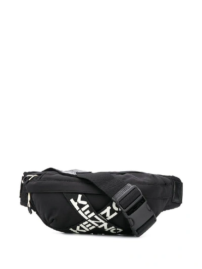 Shop Kenzo Men's Black Polyester Belt Bag