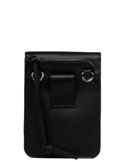 Shop Loewe Men's Black Leather Messenger Bag