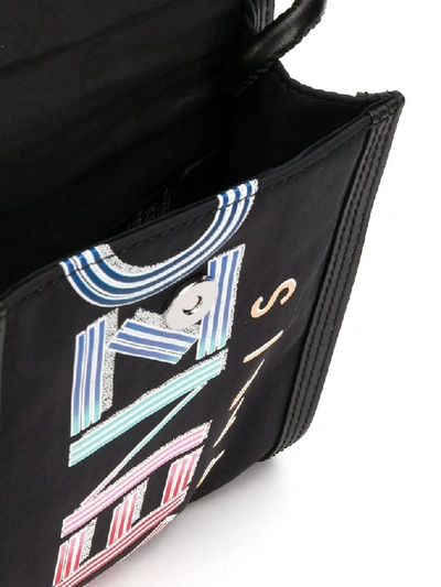 Shop Kenzo Men's Black Polyamide Messenger Bag