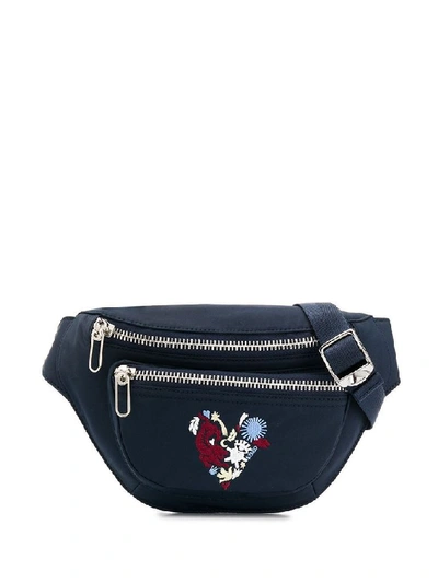 Shop Kenzo Men's Blue Polyamide Belt Bag