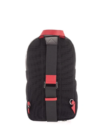 Shop Fendi Men's Black Polyamide Backpack