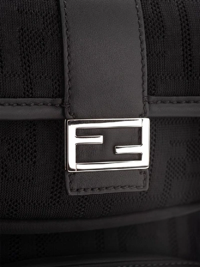 Shop Fendi Men's Black Polyamide Backpack