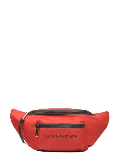 Shop Givenchy Men's Red Polyamide Belt Bag
