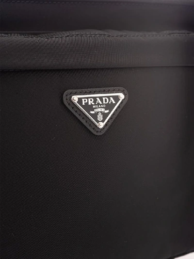 Shop Prada Men's Black Nylon Pouch