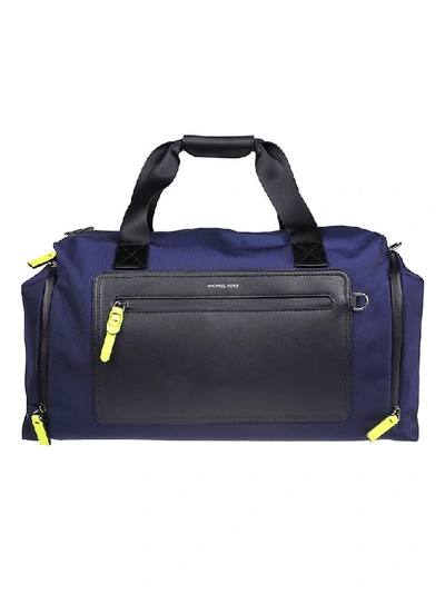 Shop Michael Kors Men's Blue Polyamide Travel Bag