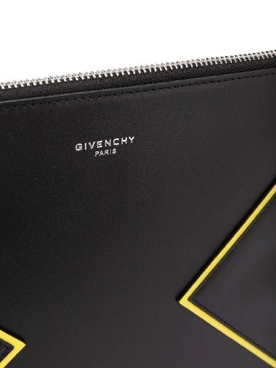 Shop Givenchy Men's Black Leather Pouch