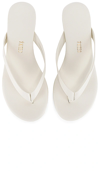 Shop Tkees The Boyfriend Sandal In Cream