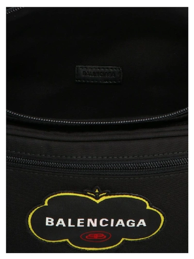 Shop Balenciaga Men's Black Nylon Belt Bag