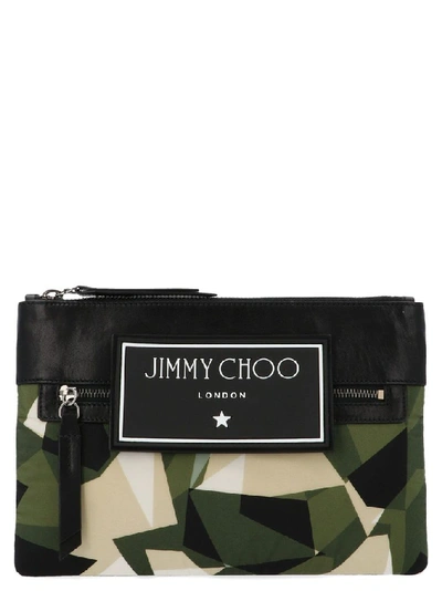Shop Jimmy Choo Men's Multicolor Polyamide Messenger Bag