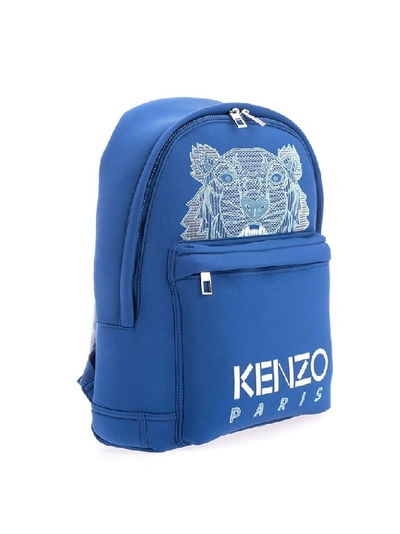 Shop Kenzo Men's Blue Polyester Backpack