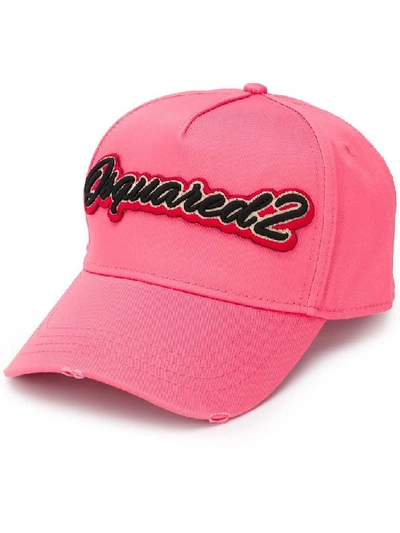 Shop Dsquared2 Women's Pink Cotton Hat