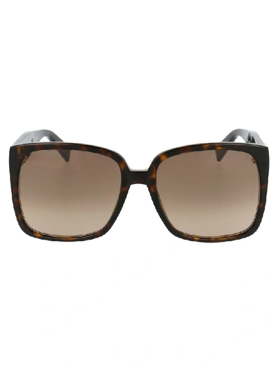 Shop Max Mara Women's Brown Metal Sunglasses