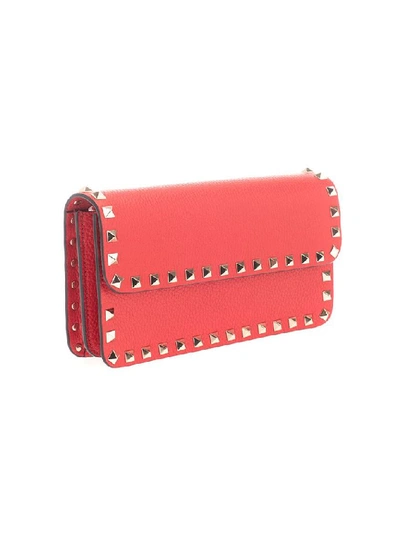 Shop Valentino Garavani Women's Red Leather Wallet