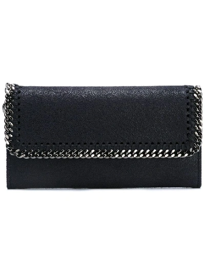 Shop Stella Mccartney Women's Blue Polyester Wallet