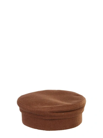 Shop Ruslan Baginskiy Women's Brown Wool Hat