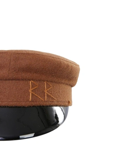 Shop Ruslan Baginskiy Women's Brown Wool Hat