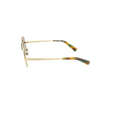 Shop Alain Mikli Women's Gold Metal Sunglasses