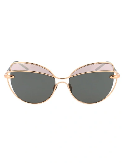 Shop Pomellato Women's Gold Metal Sunglasses