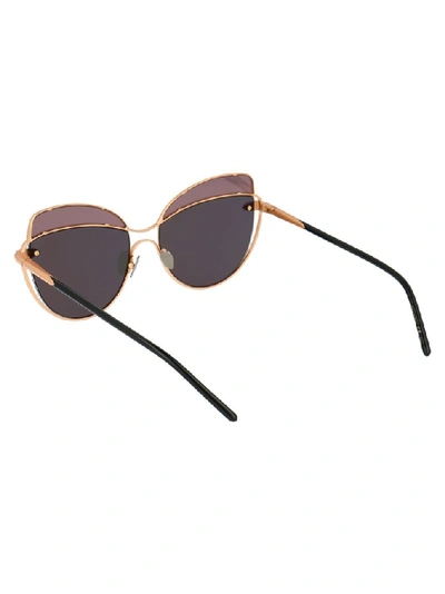 Shop Pomellato Women's Gold Metal Sunglasses